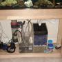 fish tank picture - wet dry bio balls and protein skimmer